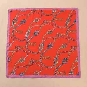 INC International Concepts Women's Rope Print Bandana Size 24" (MSRP $32)